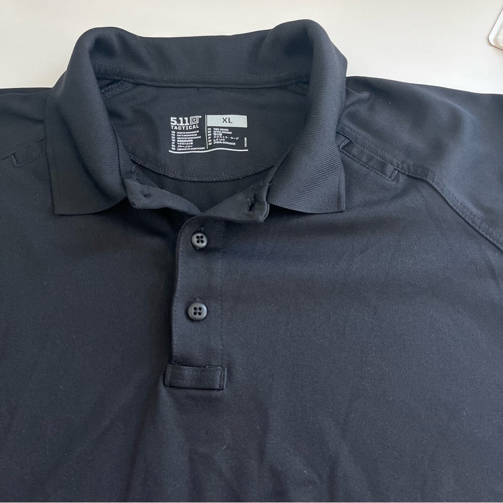 5.11 Tactical Black Polo Shirt